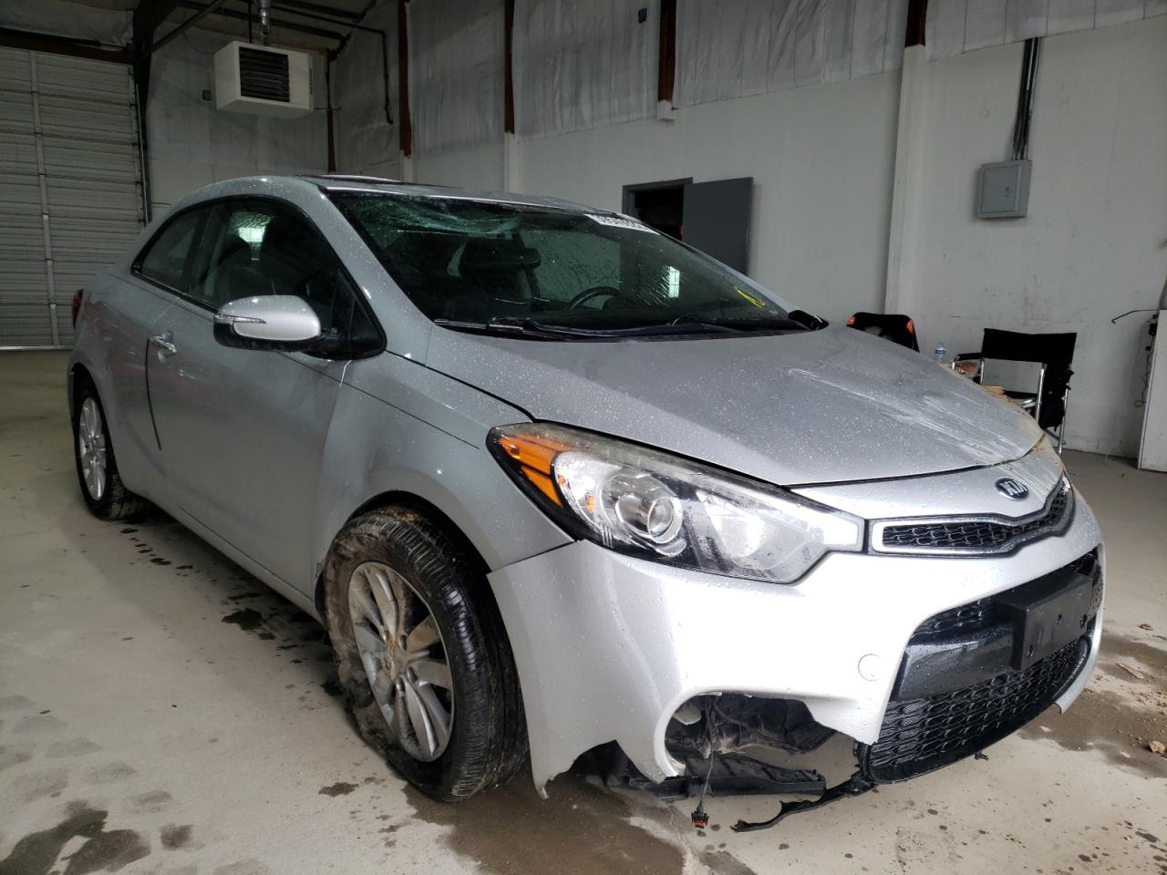 KIA FORTE EX 2014 with VIN KNAFX6A87E5193574 - Photo from auction