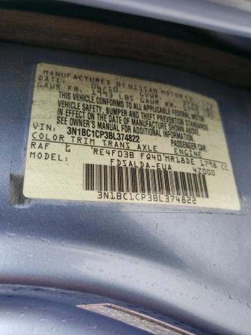 Photo 10 from auction – 2011 NISSAN VERSA S with VIN 3N1BC1CP3BL374822