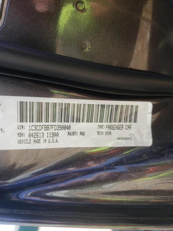 Photo 10 from auction – 2015 DODGE DART SXT with VIN 1C3CDFBB7FD390040