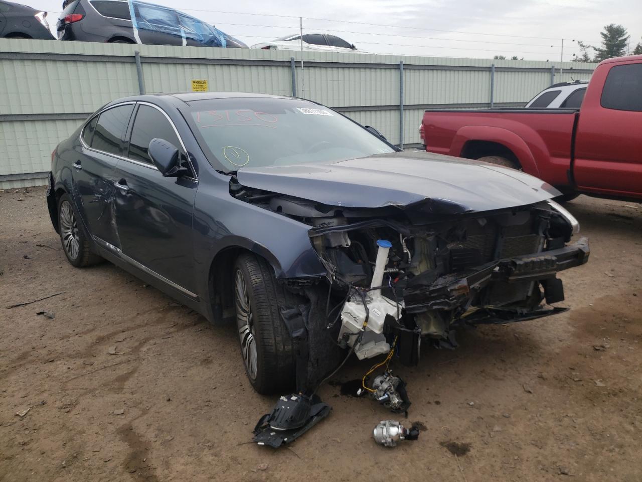 KIA CADENZA PR 2015 with VIN KNALN4D75F5178296 - Photo from auction