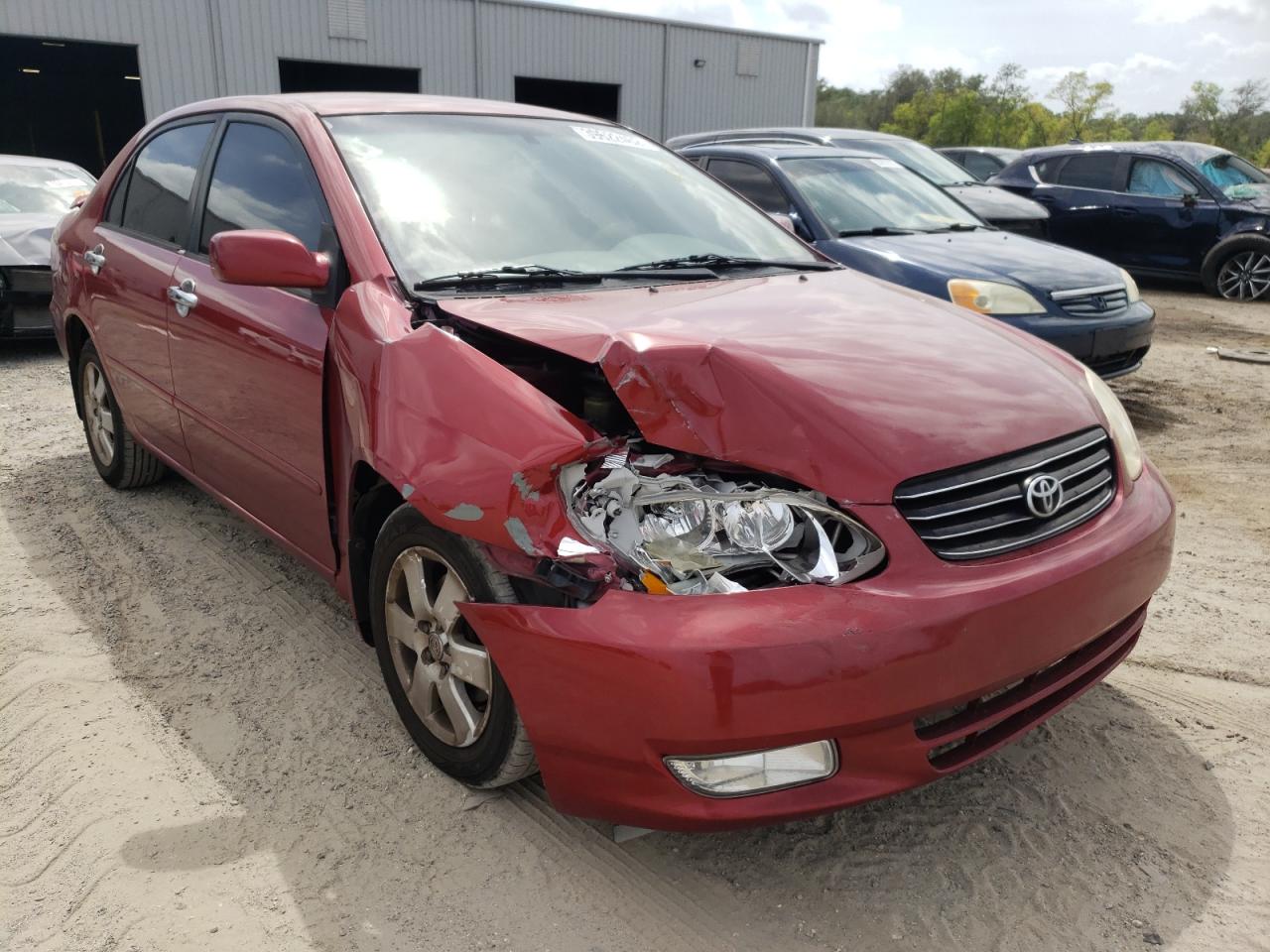 TOYOTA COROLLA CE 2004 with VIN 1NXBR32E54Z304170 - Photo from auction