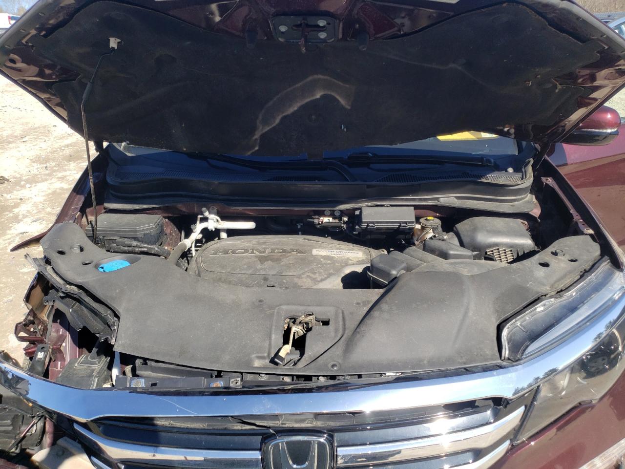 Photo 7 from auction – 2017 HONDA PILOT ELIT with VIN 5FNYF6H09HB009785