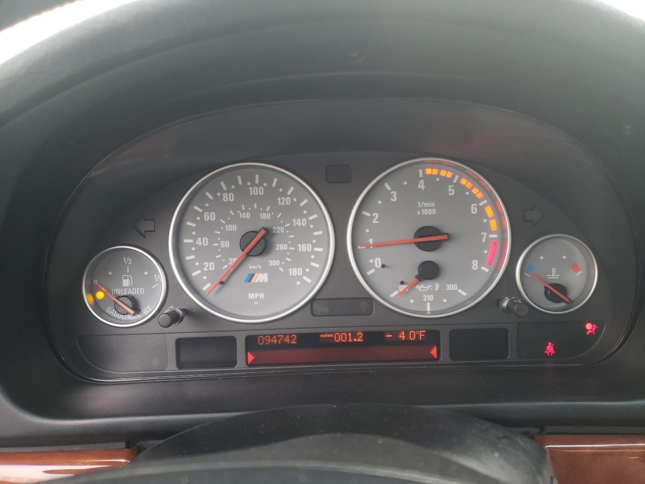 Photo 8 from auction – 2001 BMW M5 with VIN WBSDE93411BZ97353