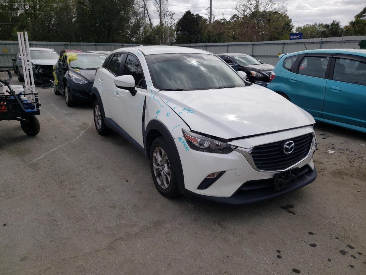 MAZDA CX-3 SPORT 2018 with VIN JM1DKDB71J0318689 - Photo from auction