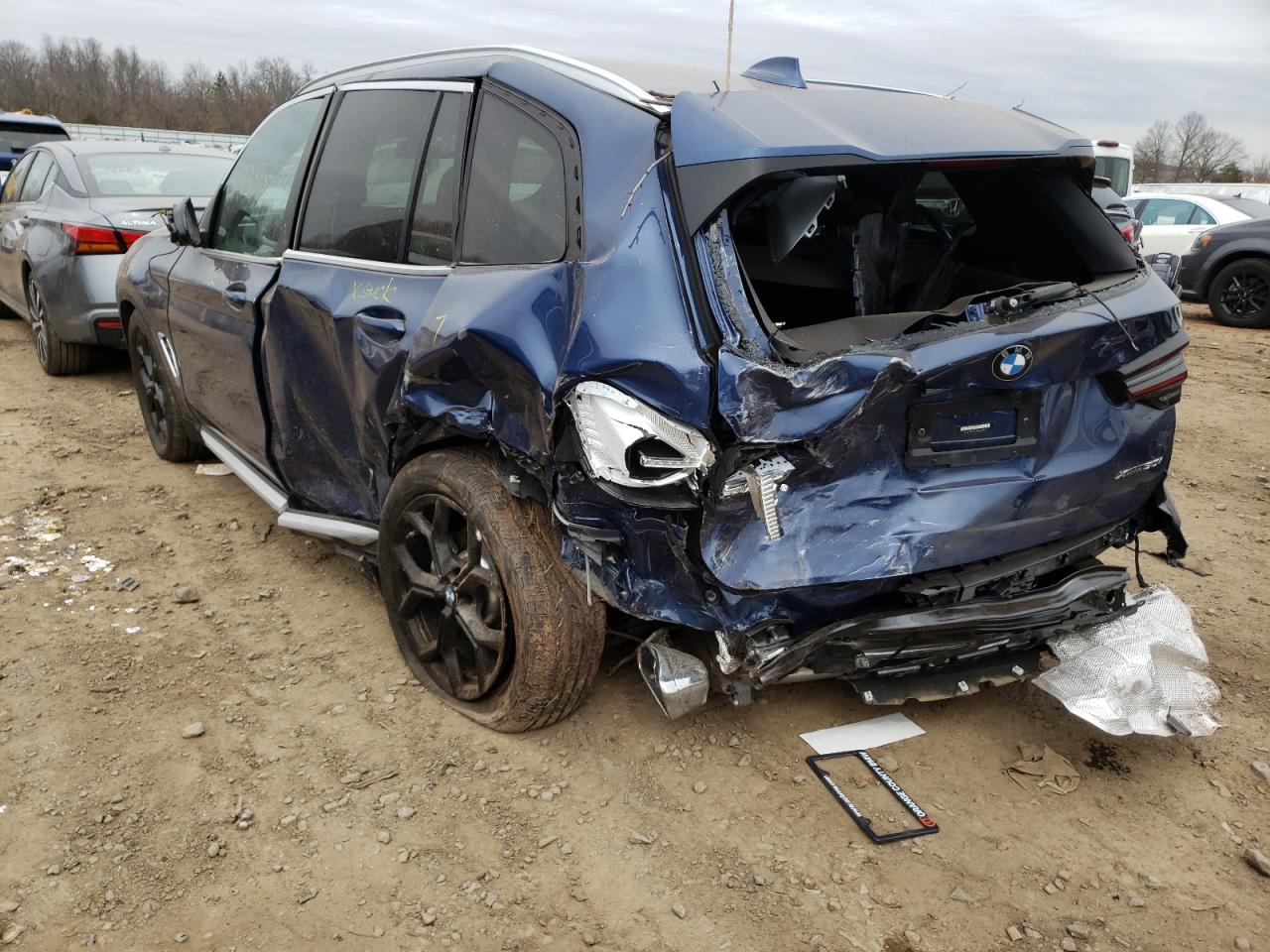 Photo 3 from auction – 2022 BMW X3 XDRIVE3 with VIN 5UX53DP07N9K26337