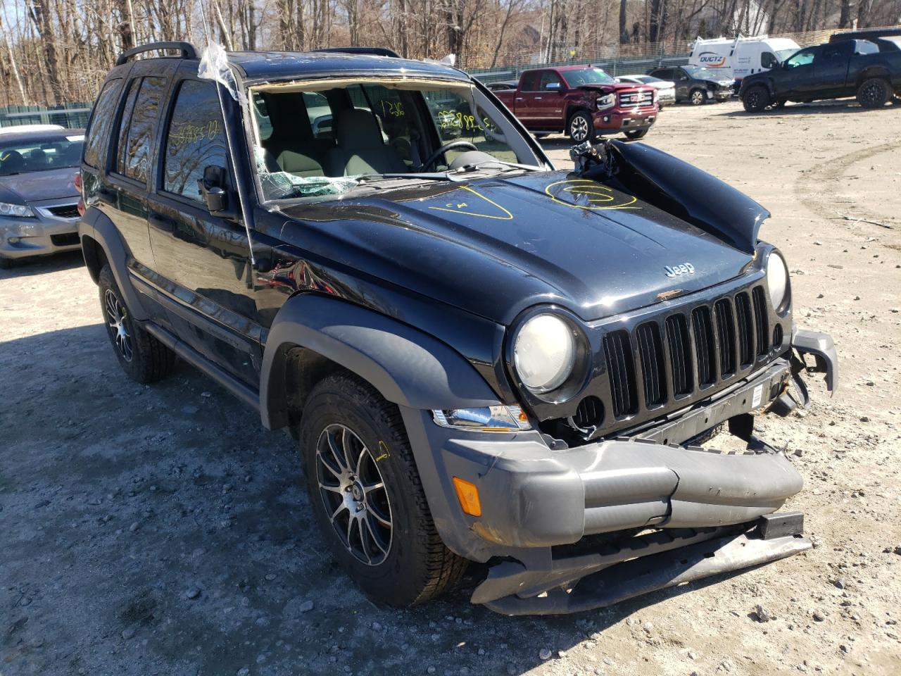 JEEP LIBERTY 2007 with VIN 1J4GL48K67W647183 - Photo from auction