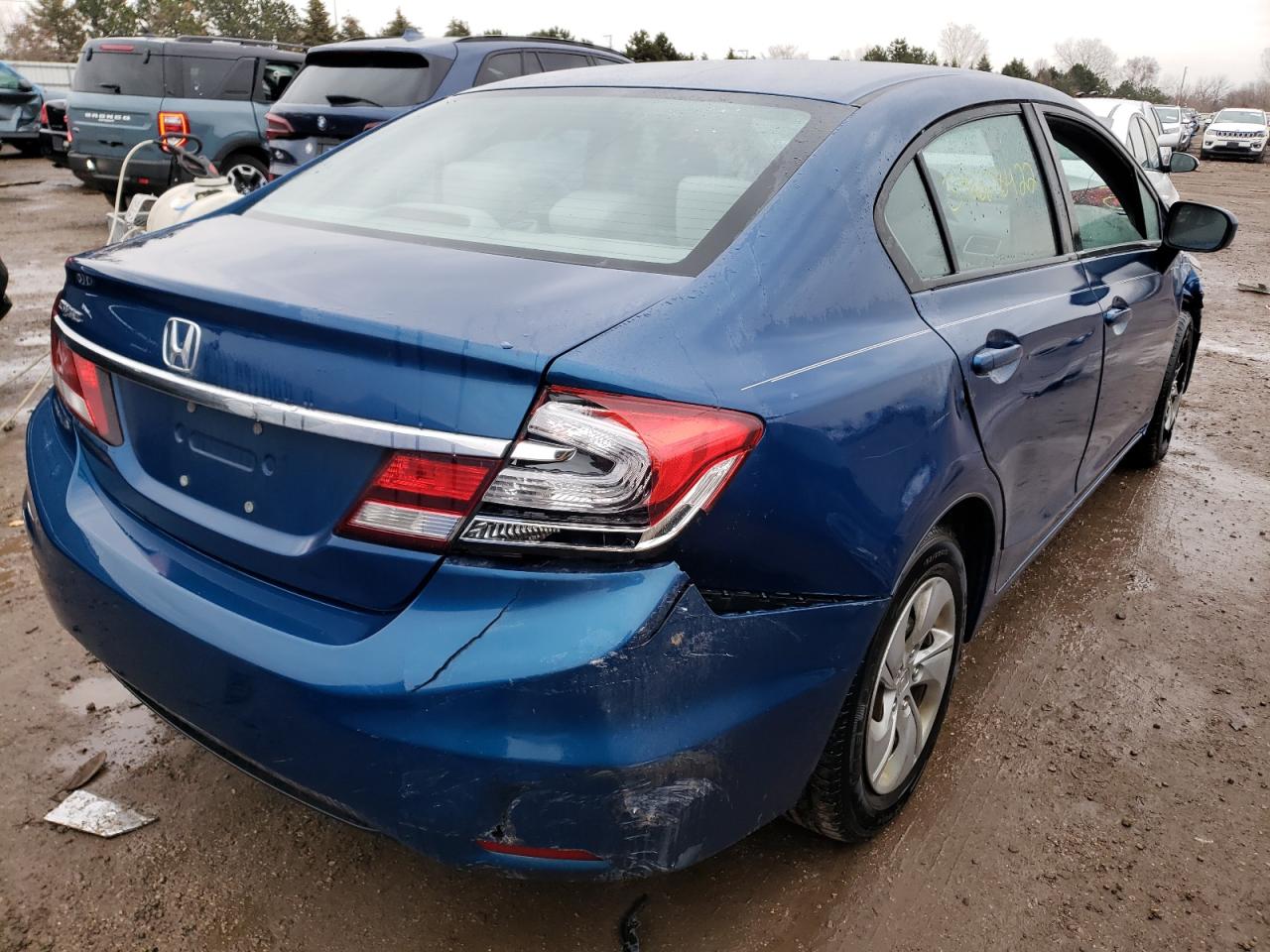 Photo 4 from auction – 2014 HONDA CIVIC LX with VIN 19XFB2F52EE066762
