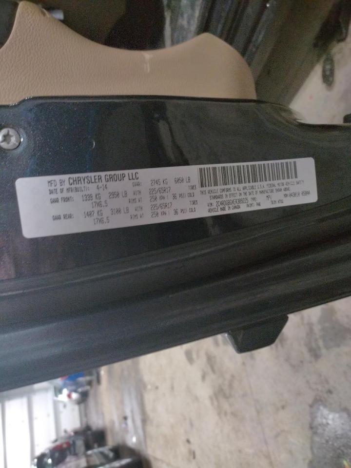 Photo 10 from auction – 2014 DODGE GRAND CARA with VIN 2C4RDGBGXER389225