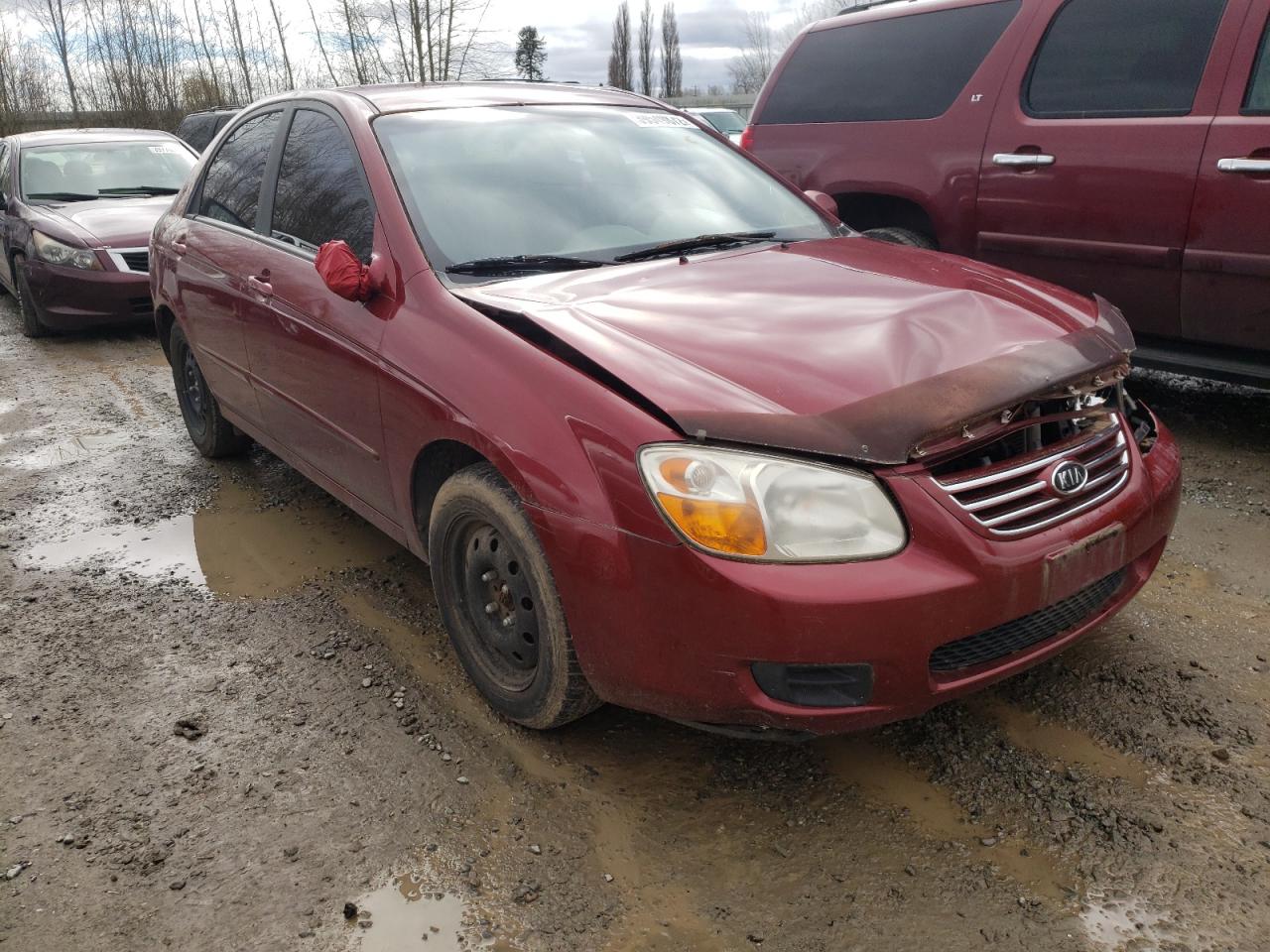 KIA SPECTRA EX 2007 with VIN KNAFE121475453779 - Photo from auction