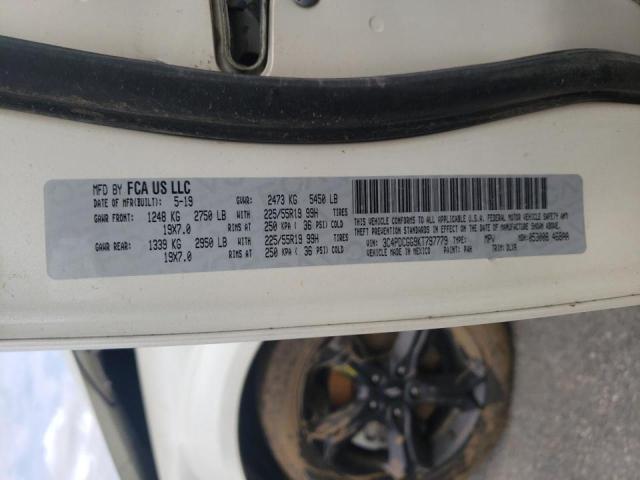 Photo 10 from auction – 2019 DODGE JOURNEY CR with VIN 3C4PDCGG9KT797779