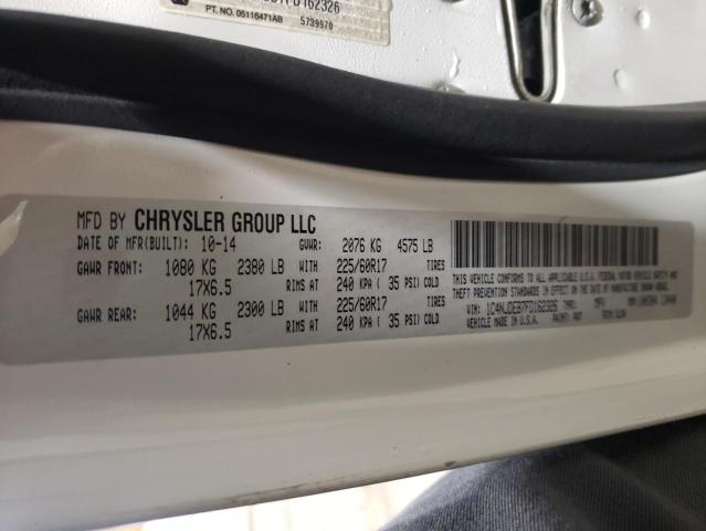Photo 10 from auction – 2015 JEEP COMPASS LA with VIN 1C4NJDEB7FD162326