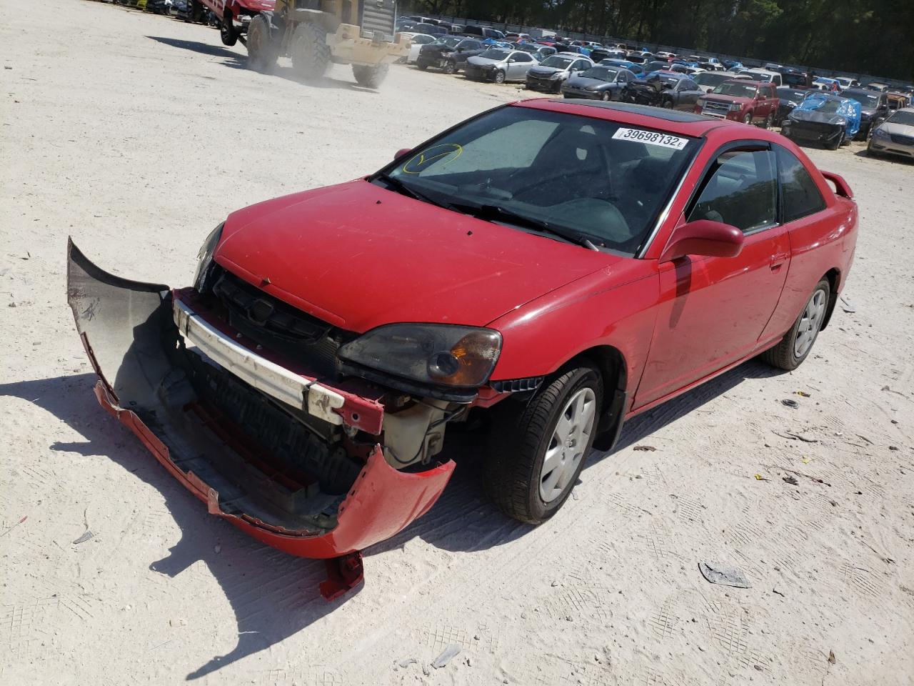 Photo 2 from auction – 2002 HONDA CIVIC EX with VIN 1HGEM22992L089989
