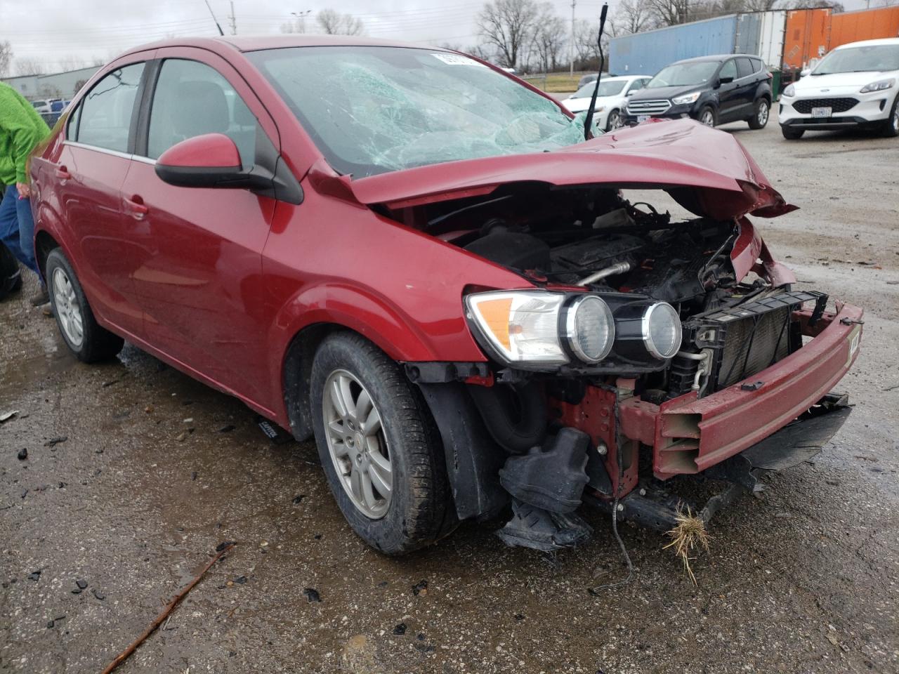 CHEVROLET SONIC LT 2012 with VIN 1G1JC5SH9C4137195 - Photo from auction