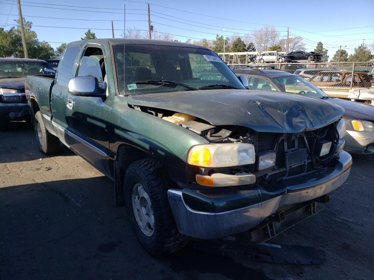 GMC NEW SIERRA 2001 with VIN 2GTEK19T611238752 - Photo from auction