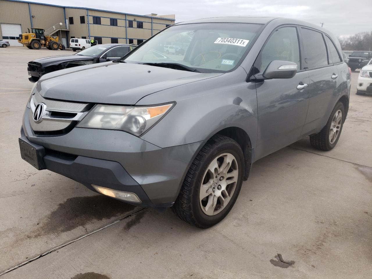 Photo 2 from auction – 2009 ACURA MDX with VIN 2HNYD28269H516486