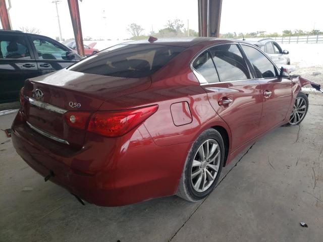 Photo 4 from auction – 2014 INFINITI Q50 BASE with VIN JN1BV7AP8EM693224