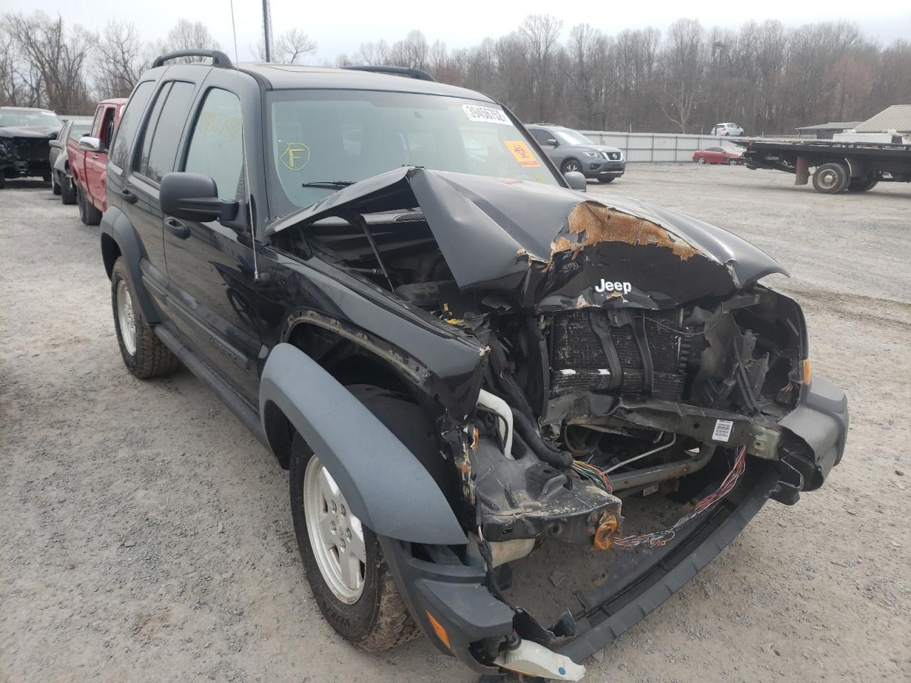 Photo 1 from auction – 2007 JEEP LIBERTY SP with VIN 1J4GL48K87W531516