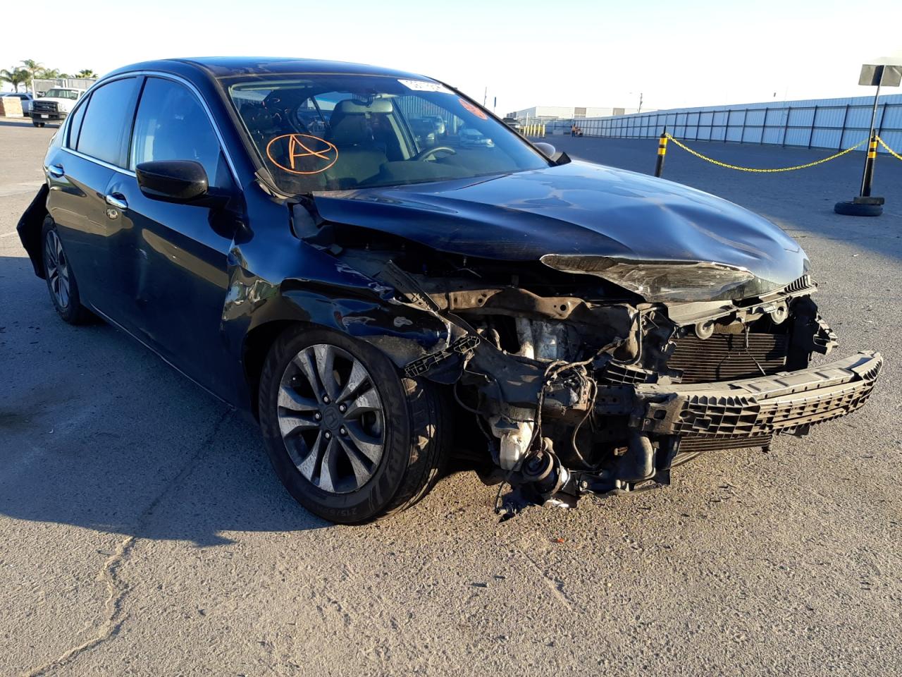HONDA ACCORD LX 2014 with VIN 1HGCR2F38EA064581 - Photo from auction