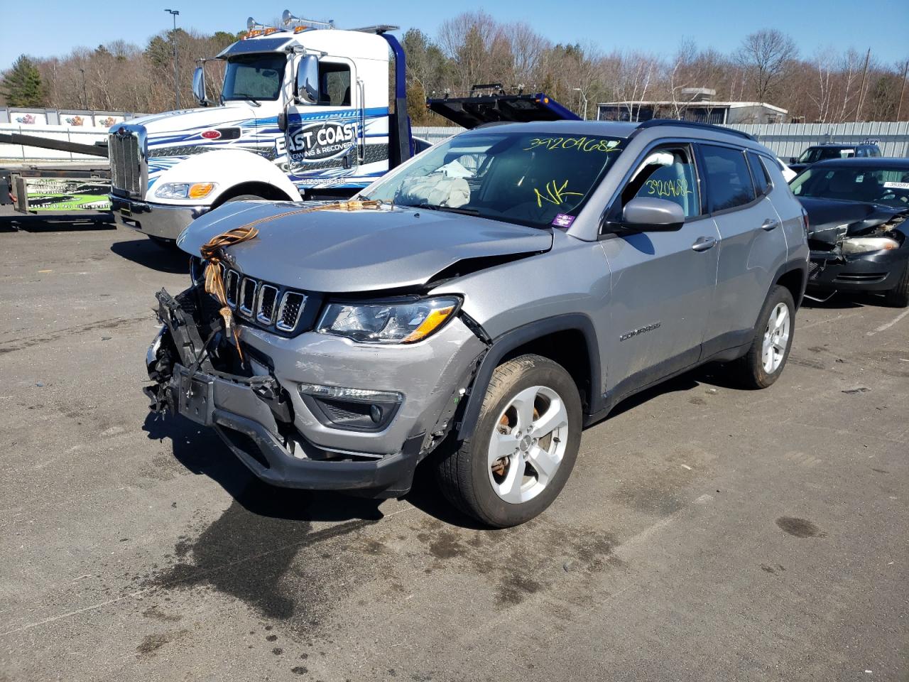 Photo 2 from auction – 2020 JEEP COMPASS LA with VIN 3C4NJDBB5LT161279