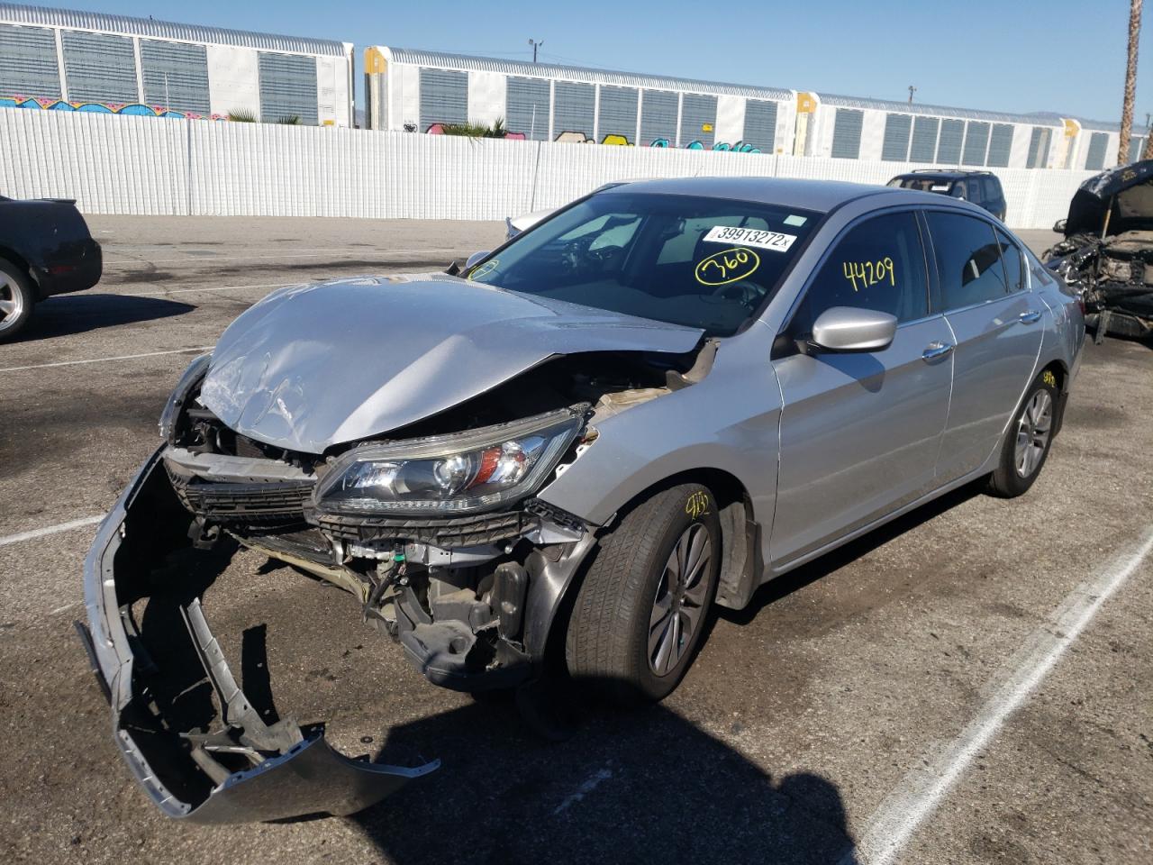 Photo 2 from auction – 2014 HONDA ACCORD LX with VIN 1HGCR2F31EA128573