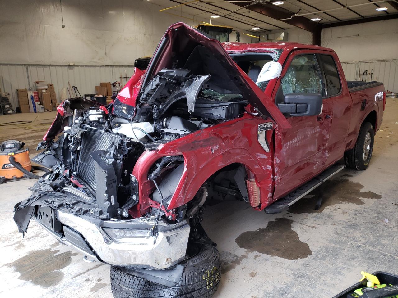 Photo 2 from auction – 2021 FORD F150 SUPER with VIN 1FTEX1EP1MFC22532