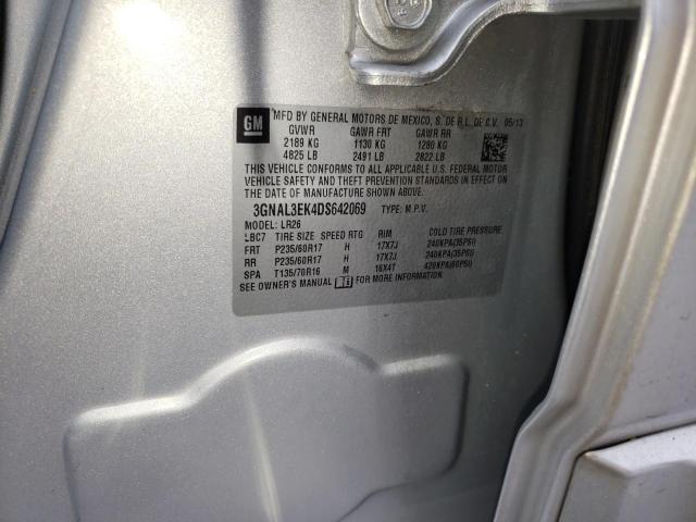 Photo 10 from auction – 2013 CHEVROLET CAPTIVA LT with VIN 3GNAL3EK4DS642069