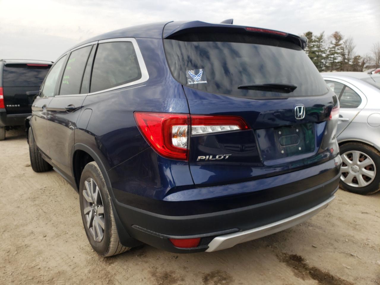 Photo 3 from auction – 2019 HONDA PILOT EXL with VIN 5FNYF5H59KB046445