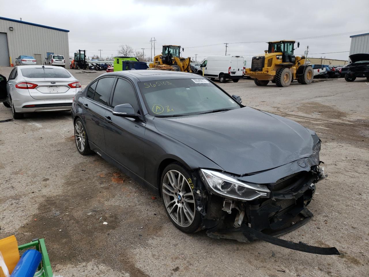 BMW 335 I 2014 with VIN WBA3A9G50ENS65153 - Photo from auction