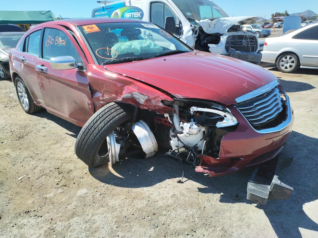 CHRYSLER 200 LIMITE 2013 with VIN 1C3CCBCG5DN526064 - Photo from auction