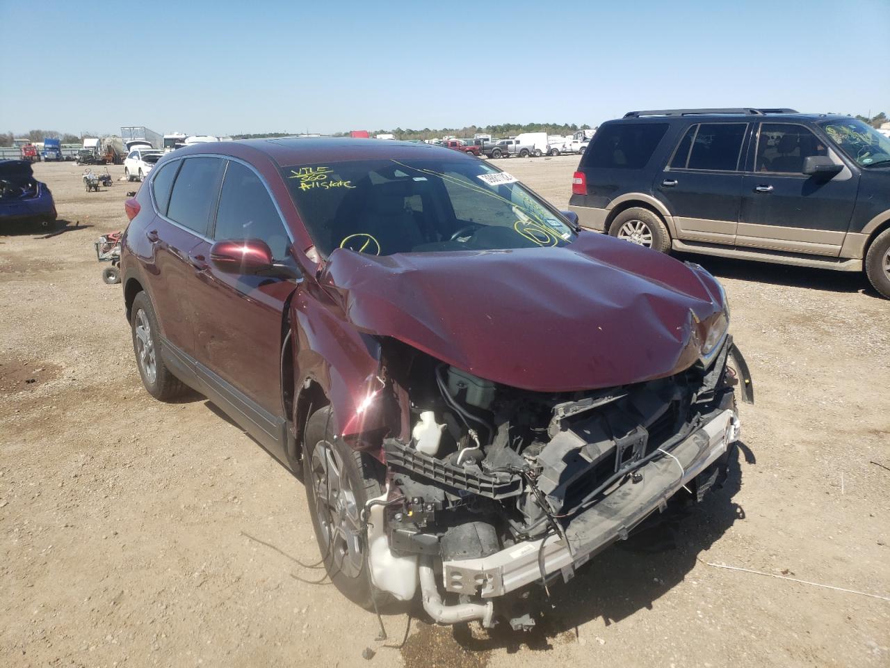 Photo 1 from auction – 2017 HONDA CR-V EXL with VIN 7FARW1H80HE038545