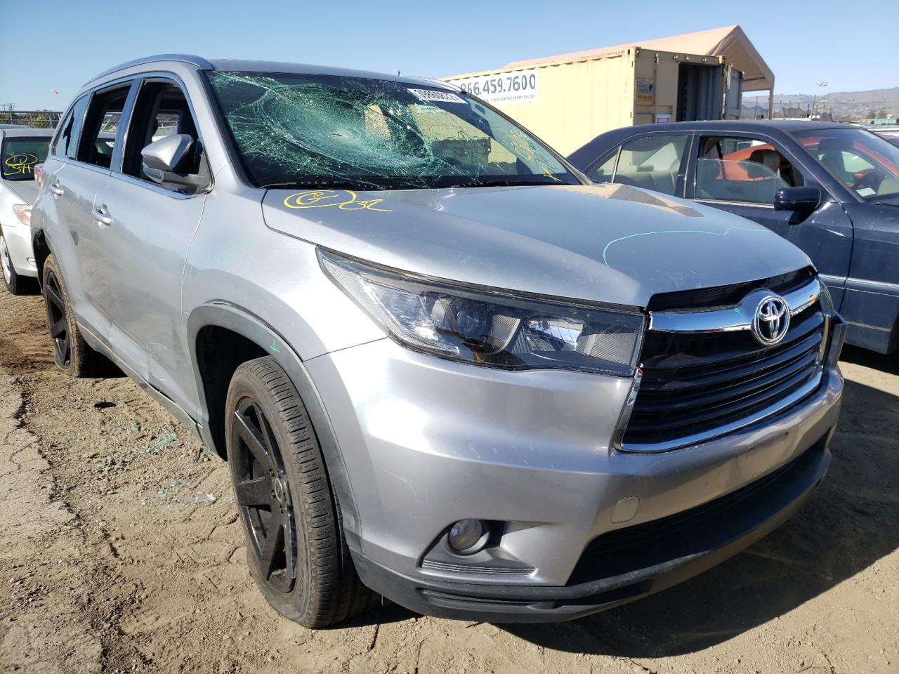 TOYOTA HIGHLANDER 2014 with VIN 5TDKKRFH6ES005907 - Photo from auction
