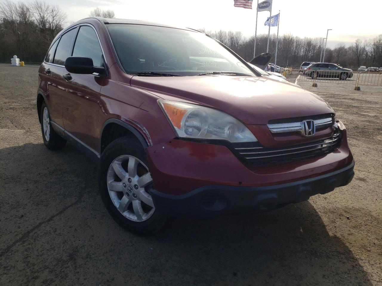 HONDA CR-V EX 2008 with VIN JHLRE48598C013293 - Photo from auction