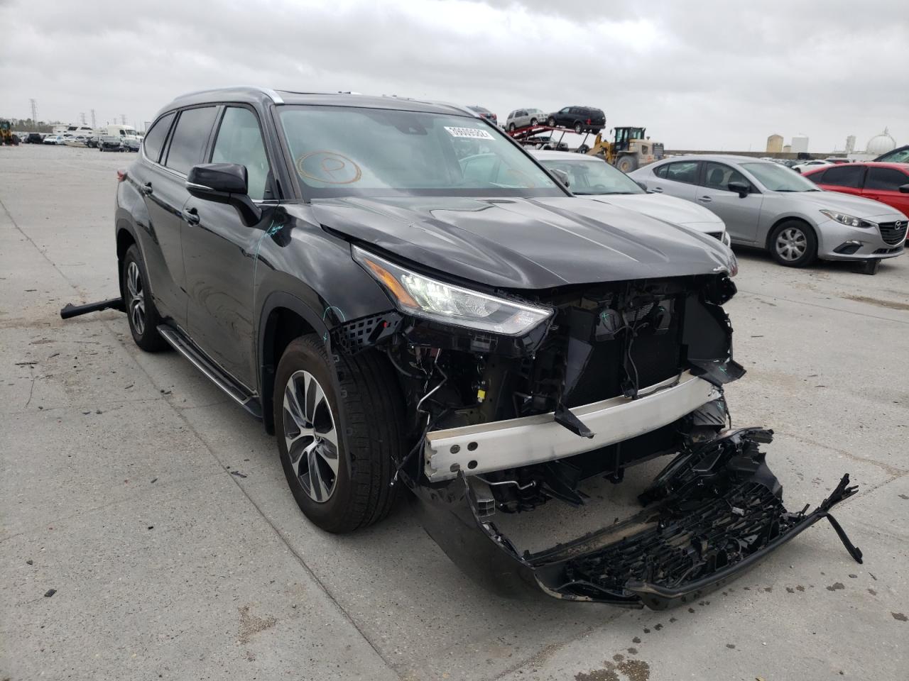 Photo 1 from auction – 2020 TOYOTA HIGHLANDER with VIN 5TDGZRAH6LS008523