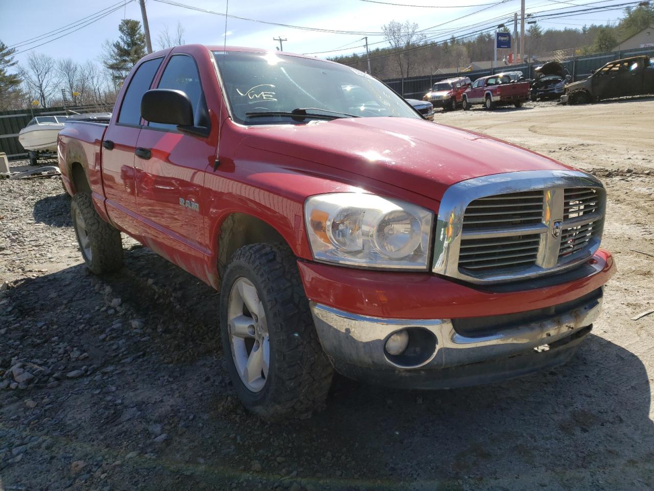 DODGE RAM 1500 S 2008 with VIN 1D7HU18N08S605011 - Photo from auction