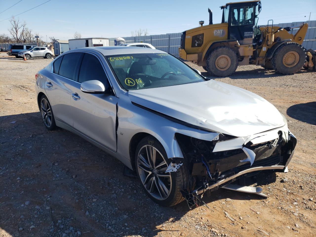 INFINITI Q50 BASE 2014 with VIN JN1BV7AP8EM688881 - Photo from auction
