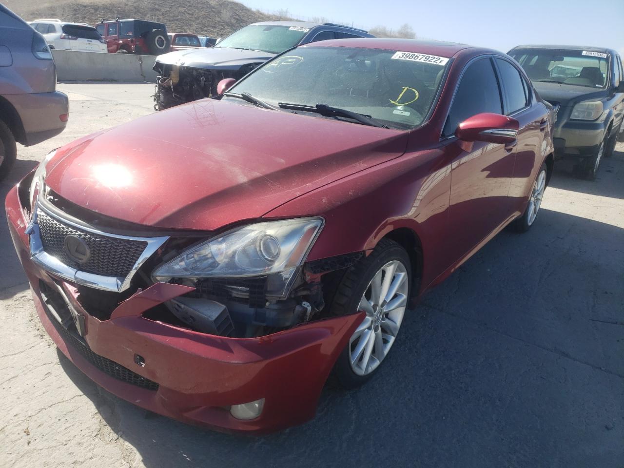 Photo 2 from auction – 2009 LEXUS IS 250 with VIN JTHCK262595029410