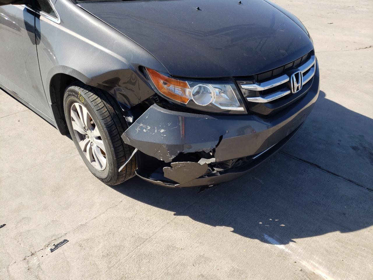 Photo 9 from auction – 2016 HONDA ODYSSEY EX with VIN 5FNRL5H69GB076395