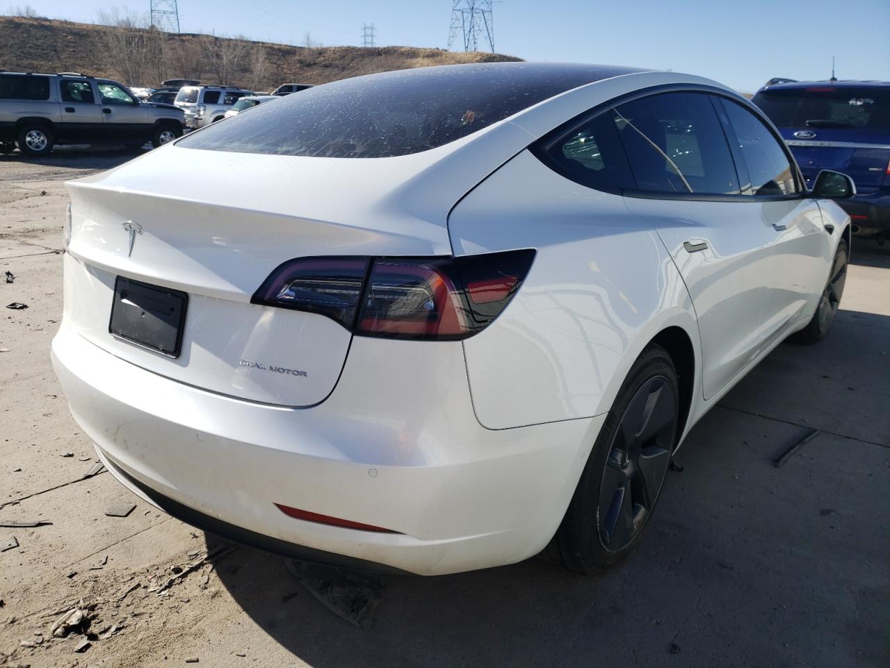 Photo 4 from auction – 2022 TESLA MODEL 3 with VIN 5YJ3E1EB6NF131618