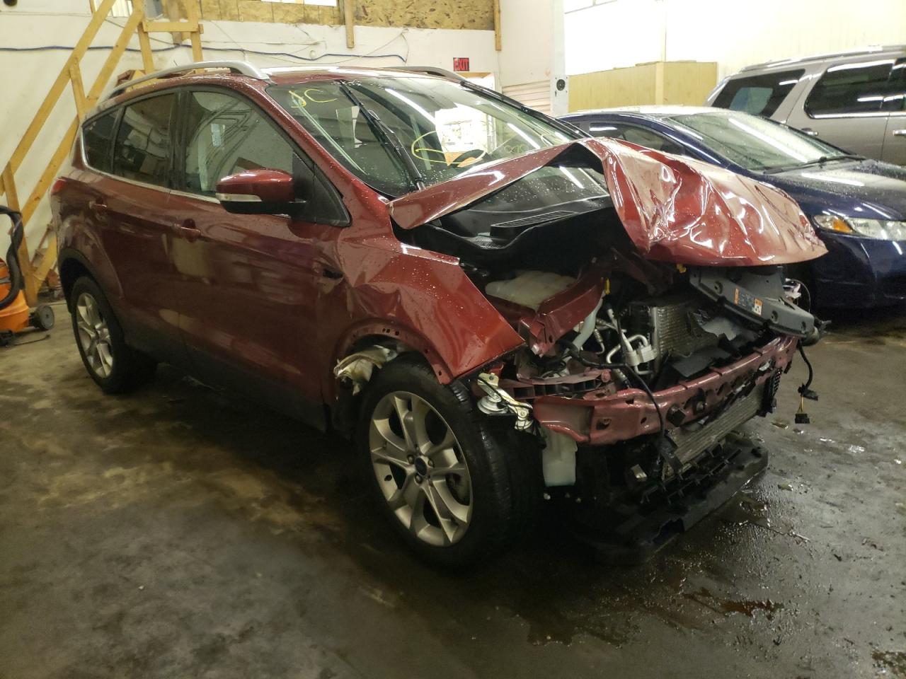 FORD ESCAPE TIT 2014 with VIN 1FMCU9J96EUE53070 - Photo from auction