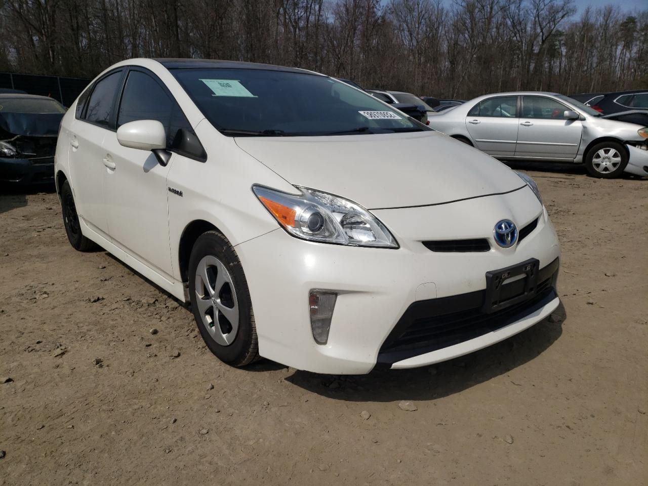 TOYOTA PRIUS 2012 with VIN JTDKN3DU6C5399304 - Photo from auction
