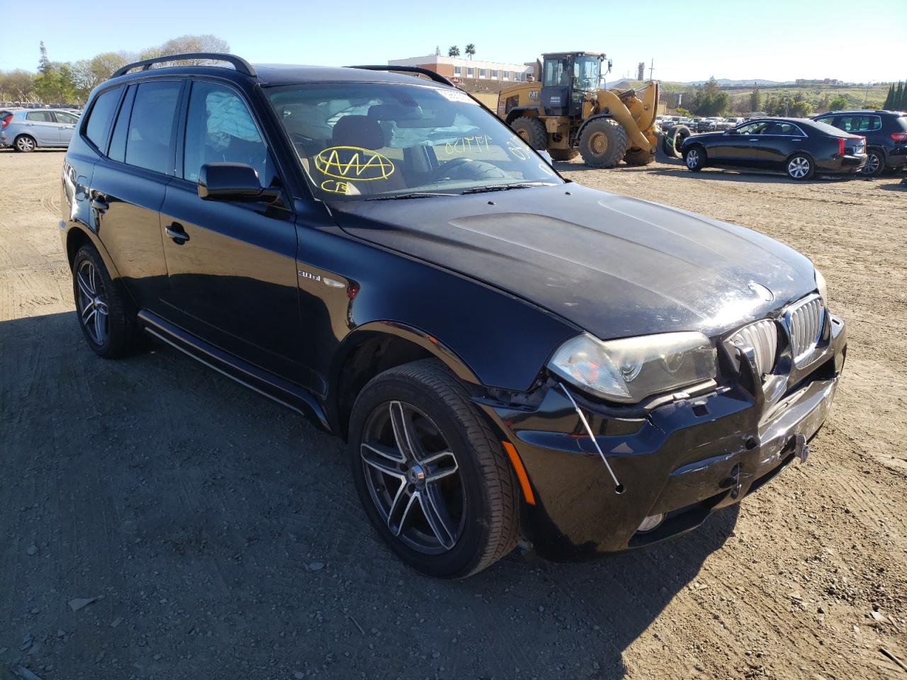 BMW X3 3.0SI 2008 with VIN WBXPC93448WJ14801 - Photo from auction