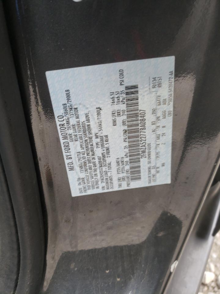 Photo 10 from auction – 2007 FORD FREESTAR S with VIN 2FMZA52277BA08407