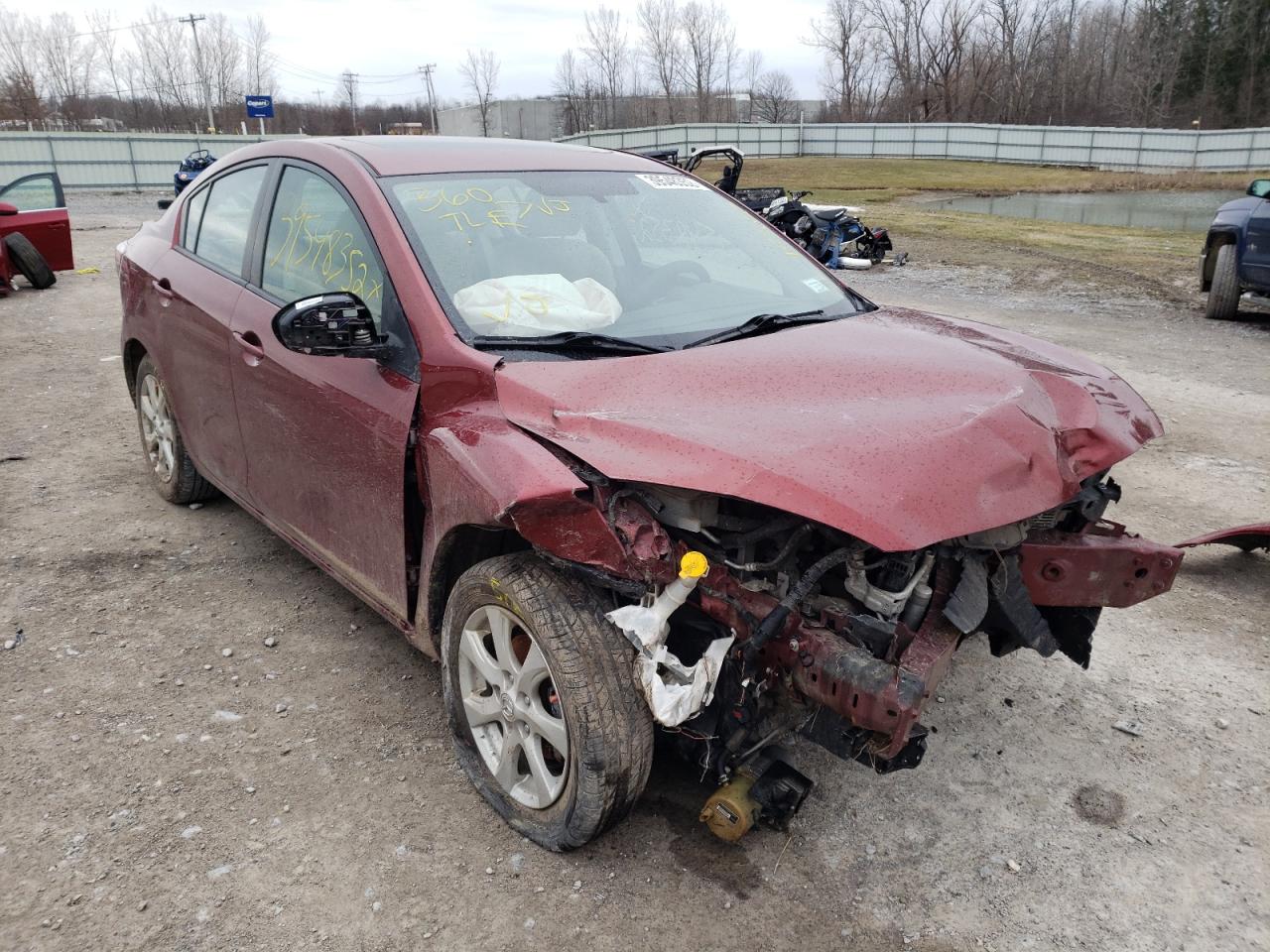MAZDA 3 I 2010 with VIN JM1BL1SF3A1105053 - Photo from auction