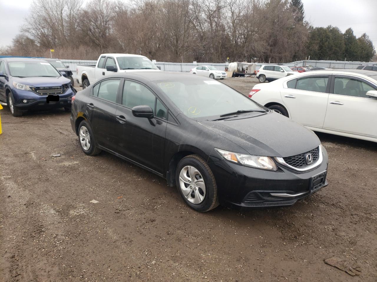 HONDA CIVIC LX 2014 with VIN 2HGFB2F44EH038376 - Photo from auction