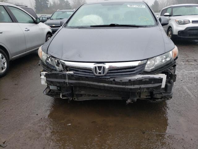 Photo 9 from auction – 2012 HONDA CIVIC LX with VIN 19XFB2F57CE332581