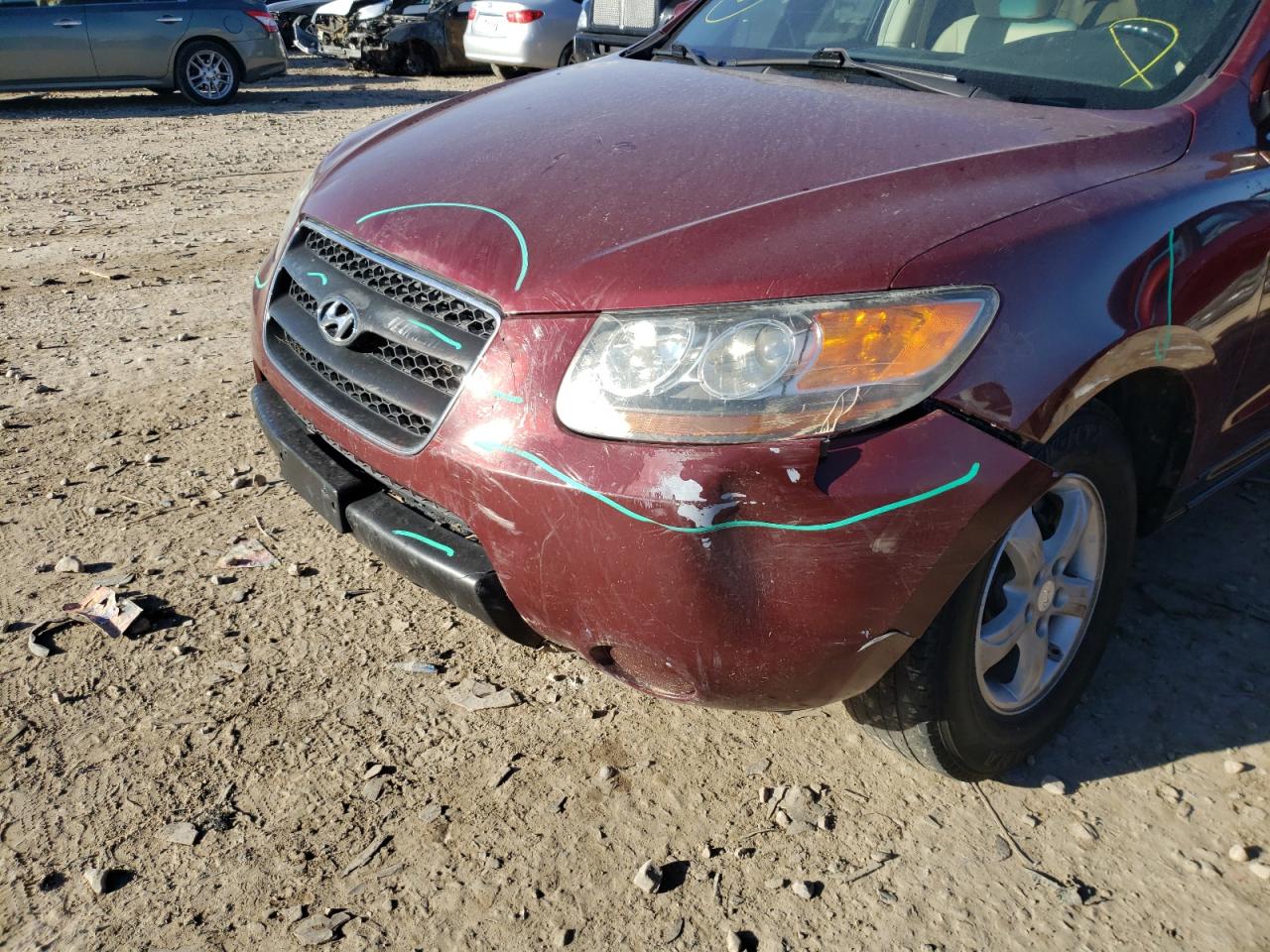 Photo 9 from auction – 2007 HYUNDAI SANTA FE G with VIN 5NMSG13D67H121196