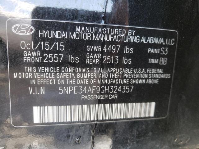 Photo 1 from auction – 2016 HYUNDAI SONATA SPO with VIN 5NPE34AF9GH324357