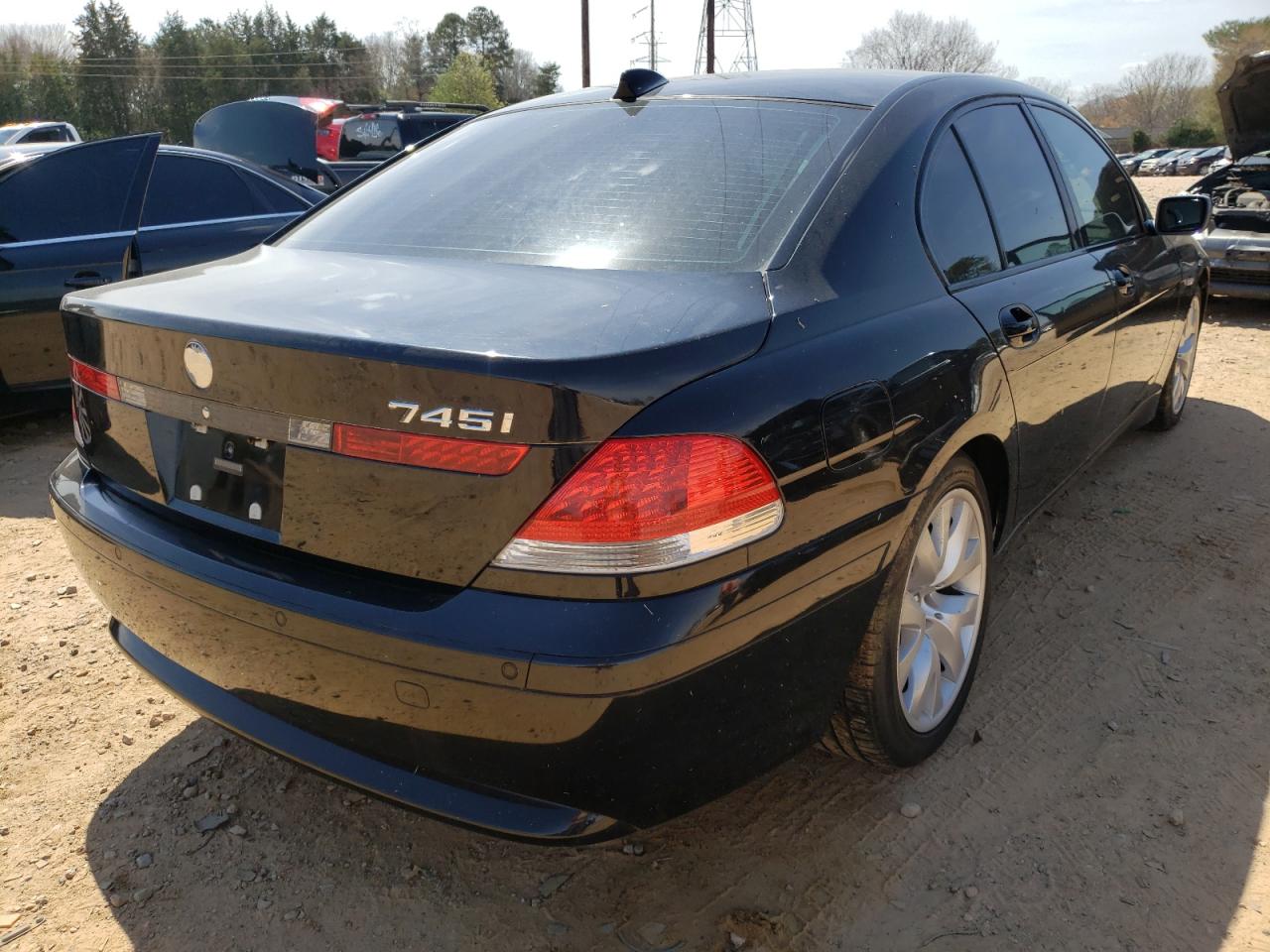 Photo 4 from auction – 2005 BMW 745 I with VIN WBAGL63585DP74316
