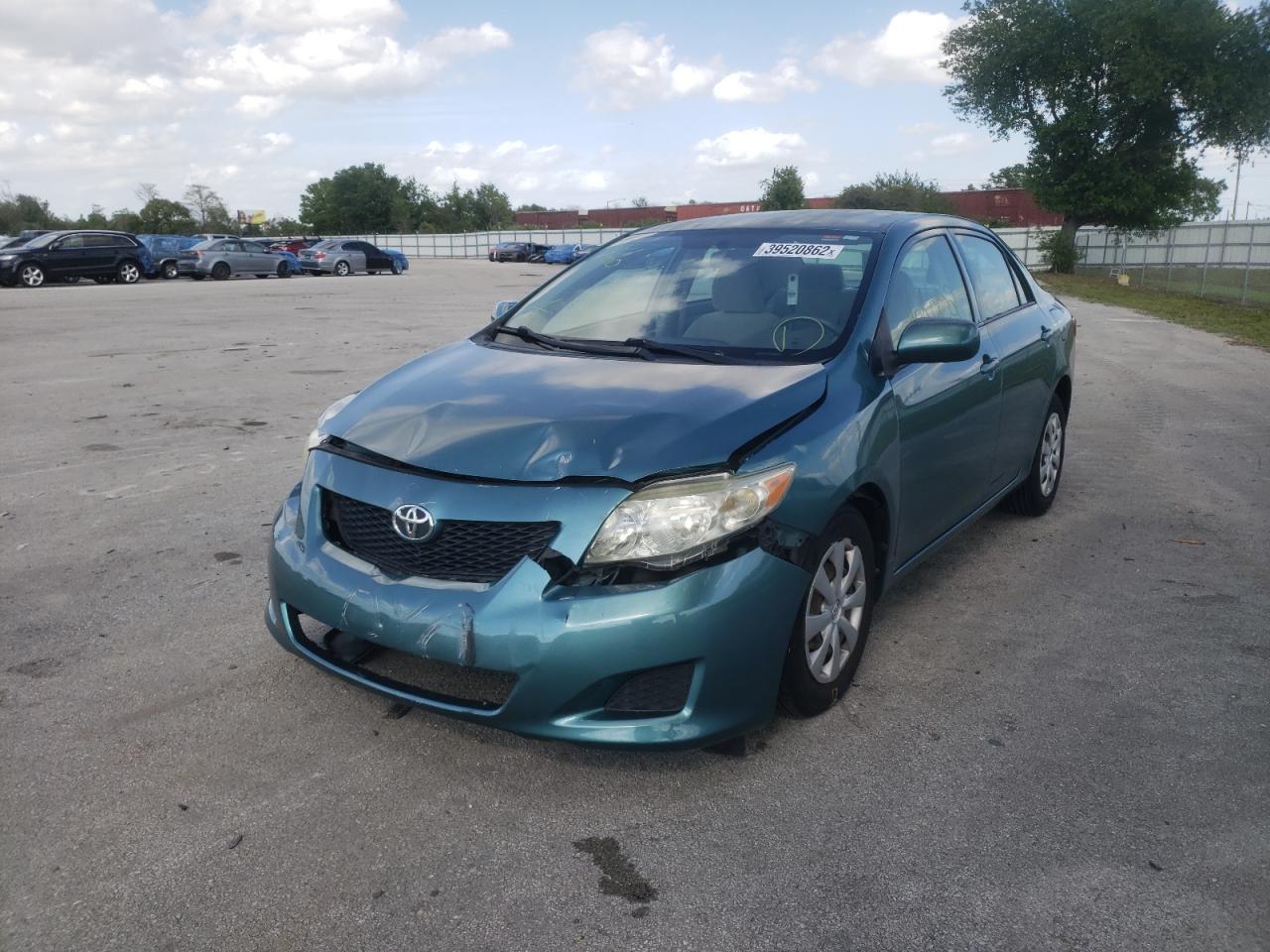 Photo 2 from auction – 2009 TOYOTA COROLLA with VIN JTDBL40E999041982