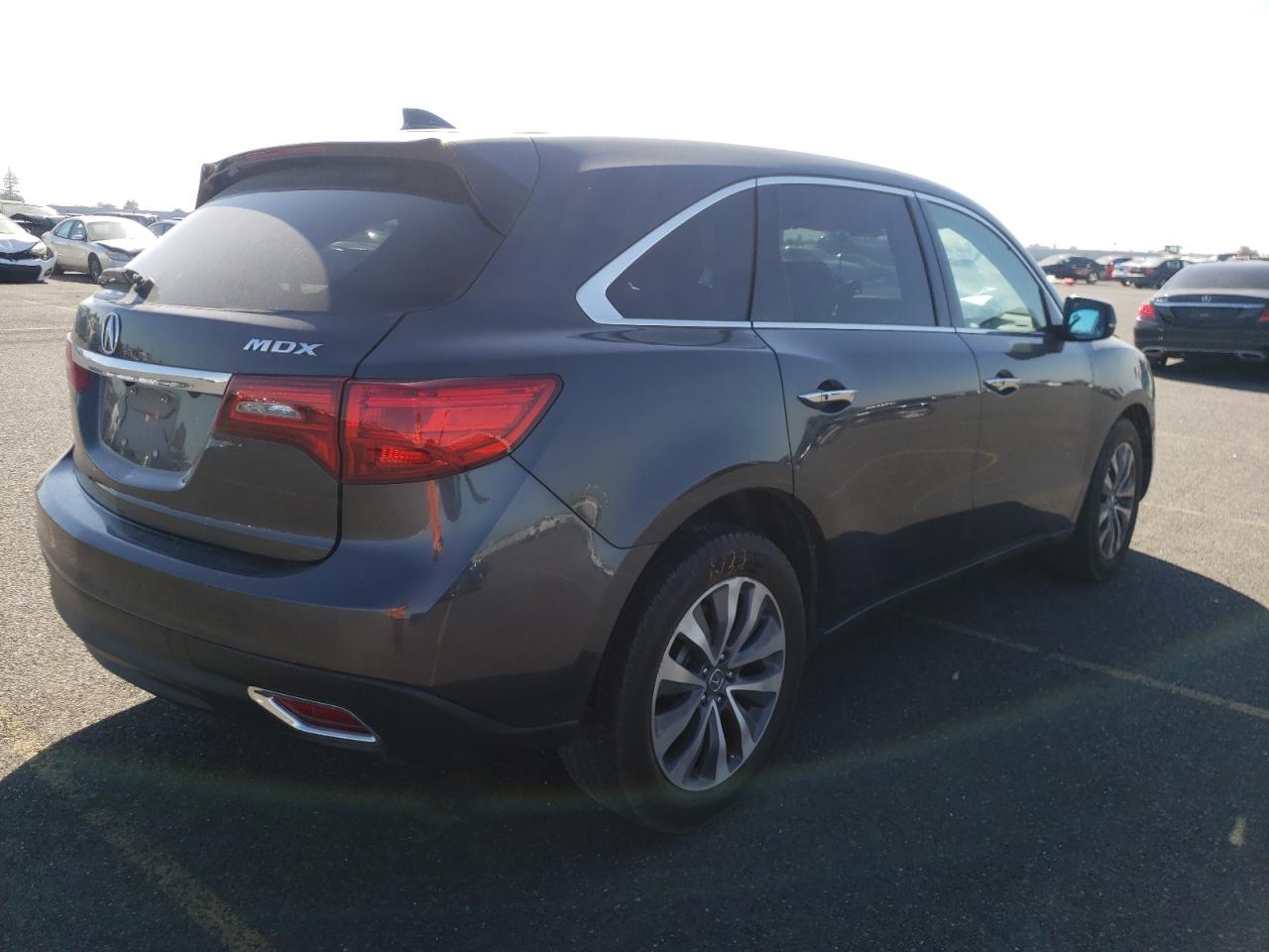 Photo 4 from auction – 2014 ACURA MDX TECHNO with VIN 5FRYD3H47EB020544